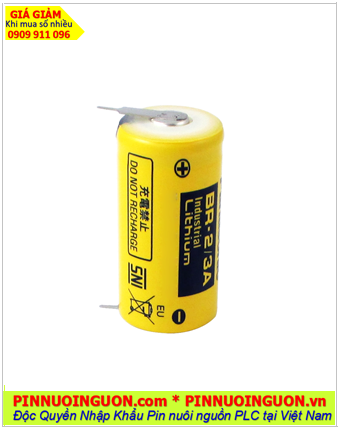 Pin Panasonic BR-2/3A; Pin nuôi nguồn Panasonic BR-2/3A 1200mAh (Zắc nấu) _Made in Japan